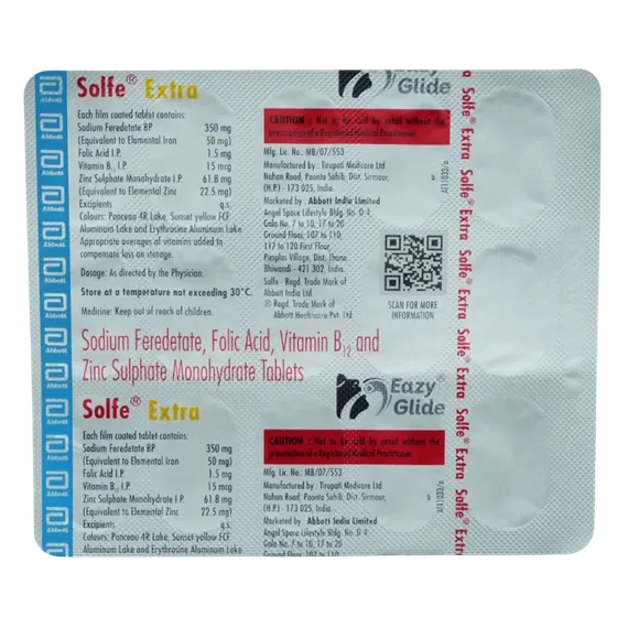 solfe extra tablet 15's